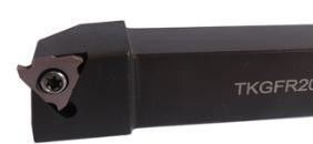 O sulco do CNC Pcd da elevada precisão introduz a inserção Indexable TGF32L300 do carboneto de tungstênio