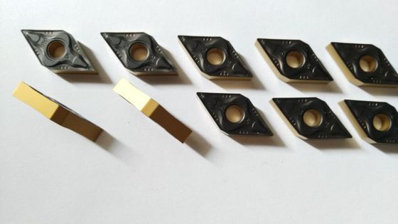 O torno do carboneto do CNC das lâminas do torno do metal do diamante DNMG introduz o CVD revestido