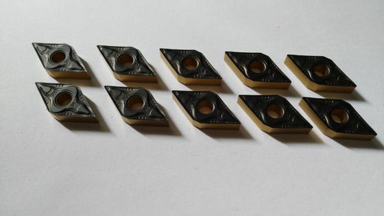 O torno do carboneto do CNC das lâminas do torno do metal do diamante DNMG introduz o CVD revestido